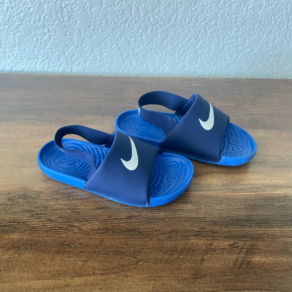 Nike Royal Blue Slide Sandals